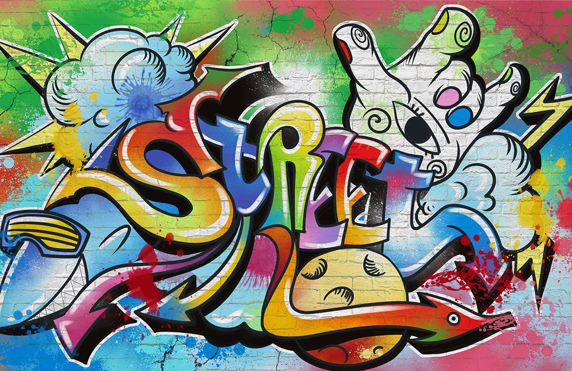 Street Graffiti Background