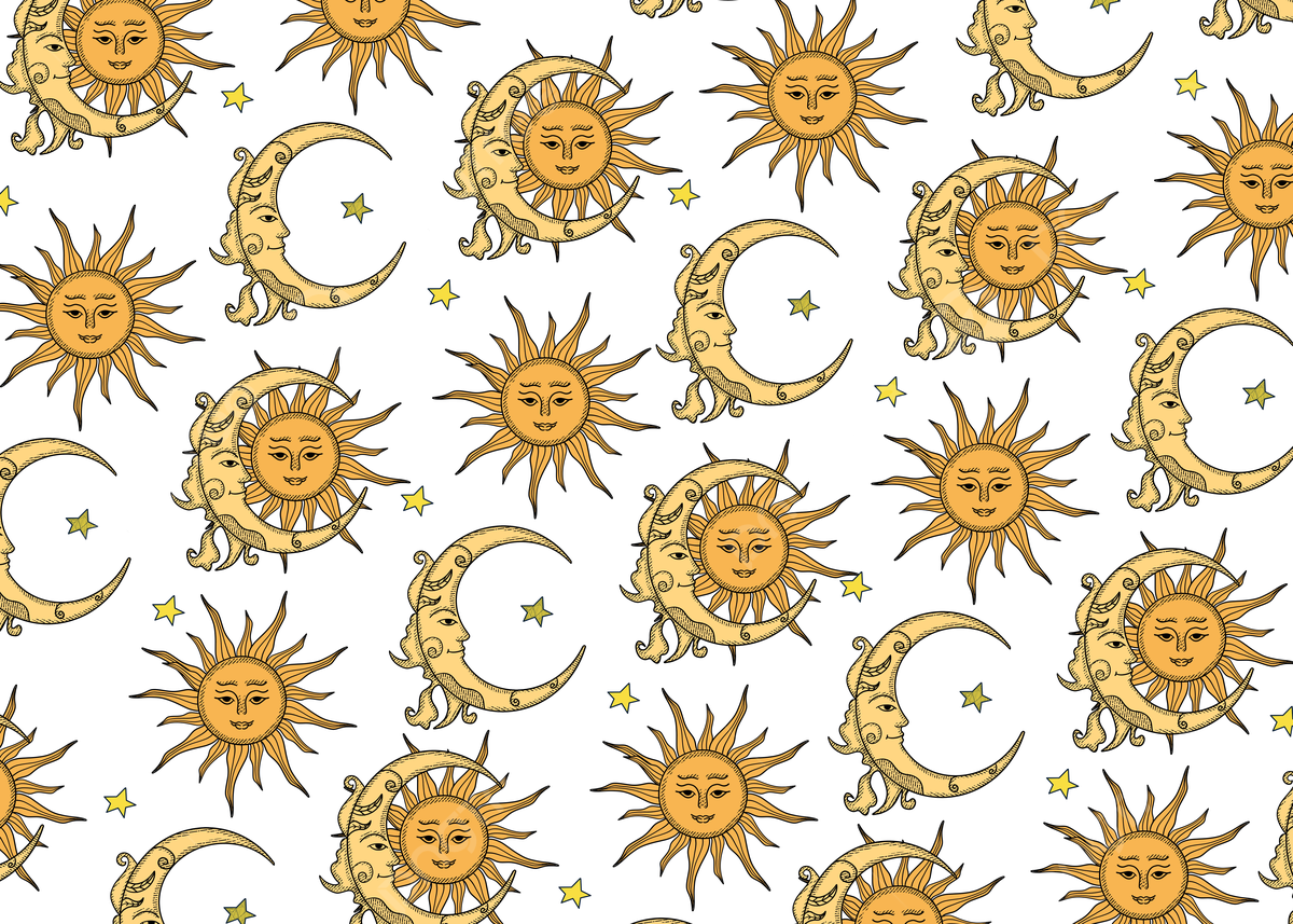 Sun And Moon Background