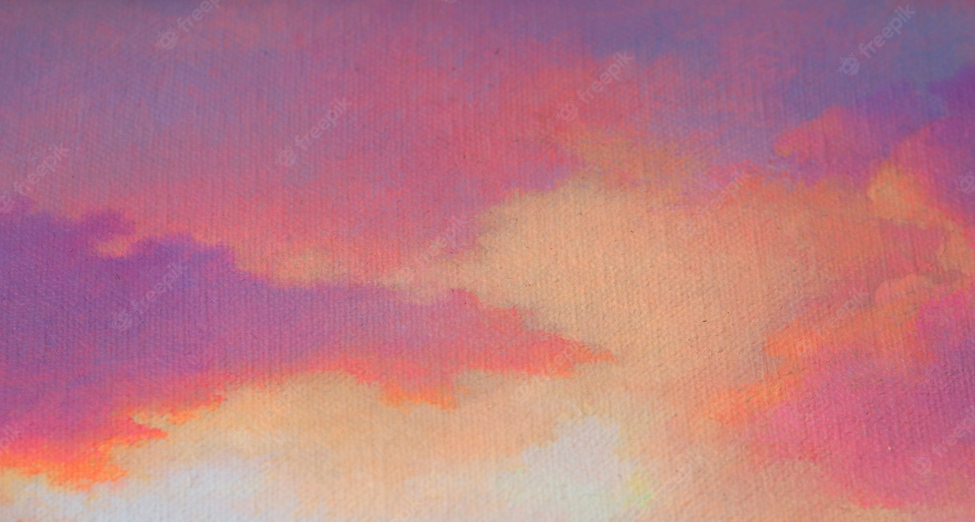 Sunset Painting Background