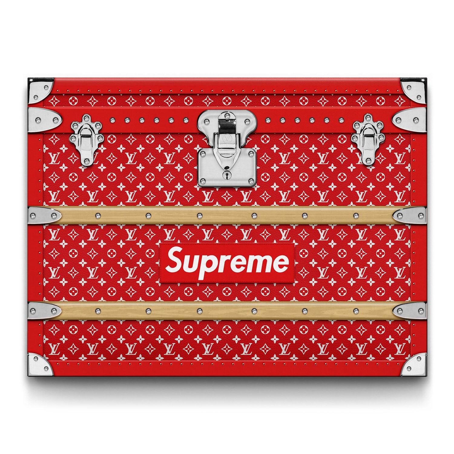 Supreme X Louis Vuitton Background