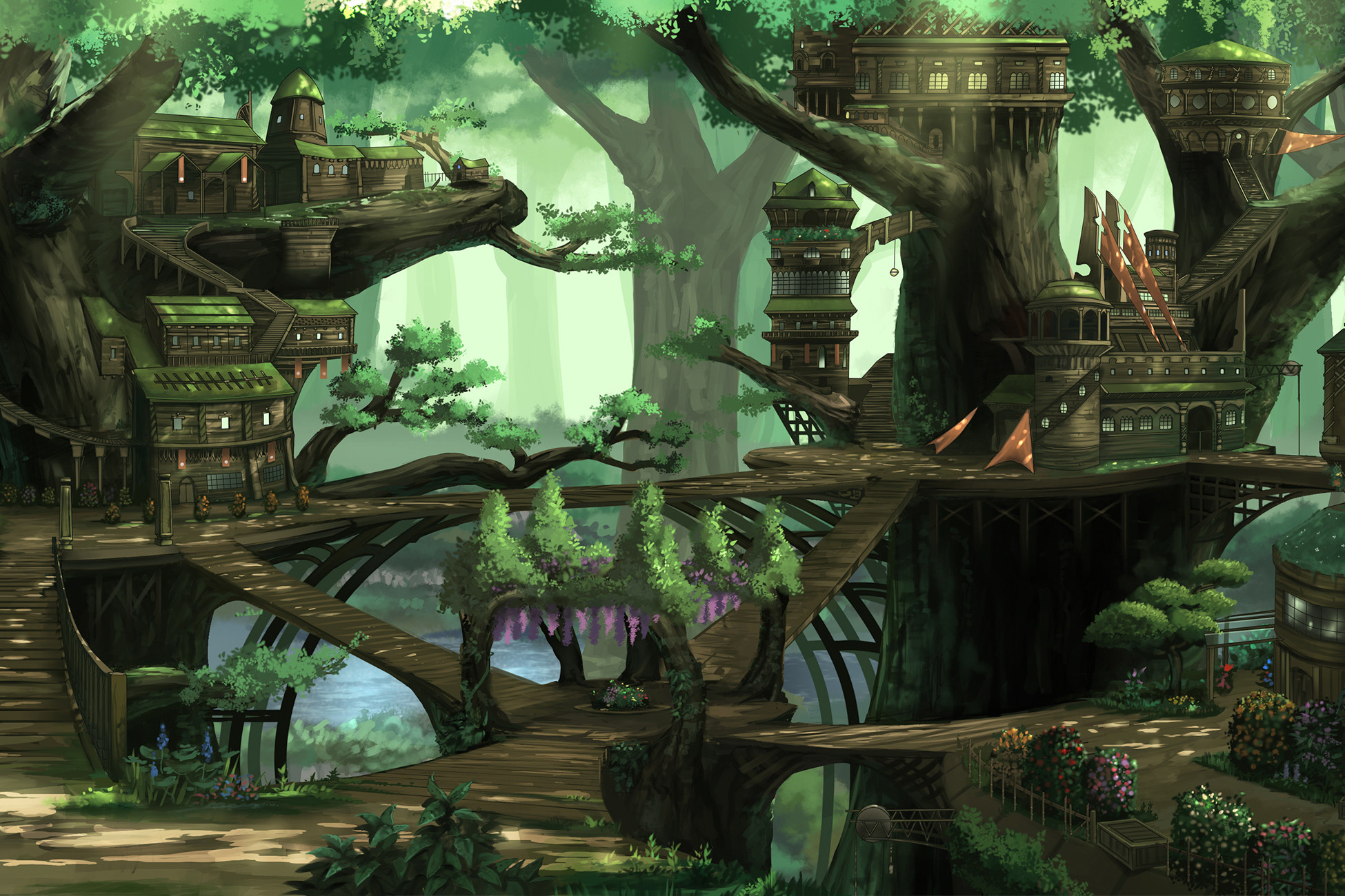 Treehouse Background