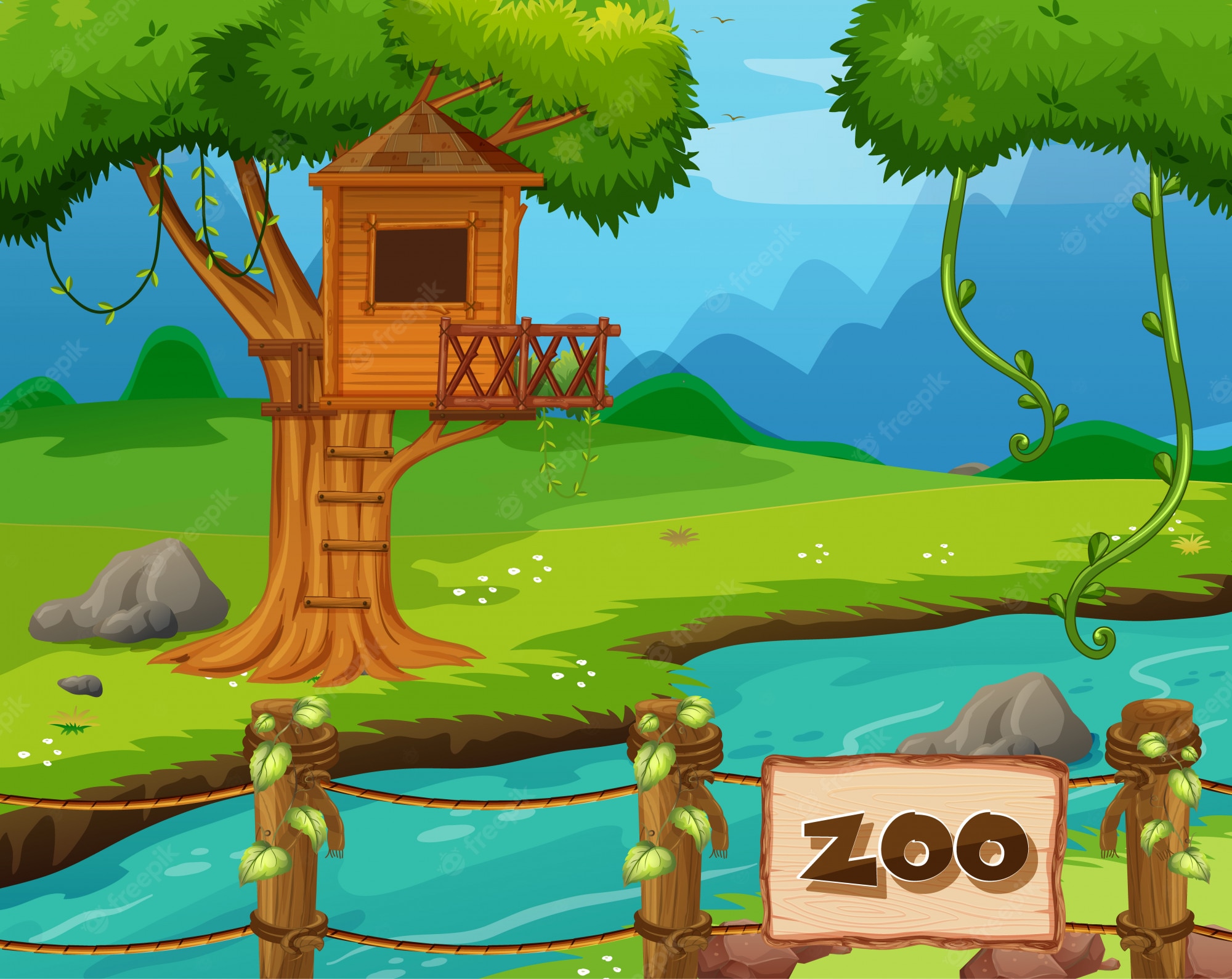 Treehouse Background