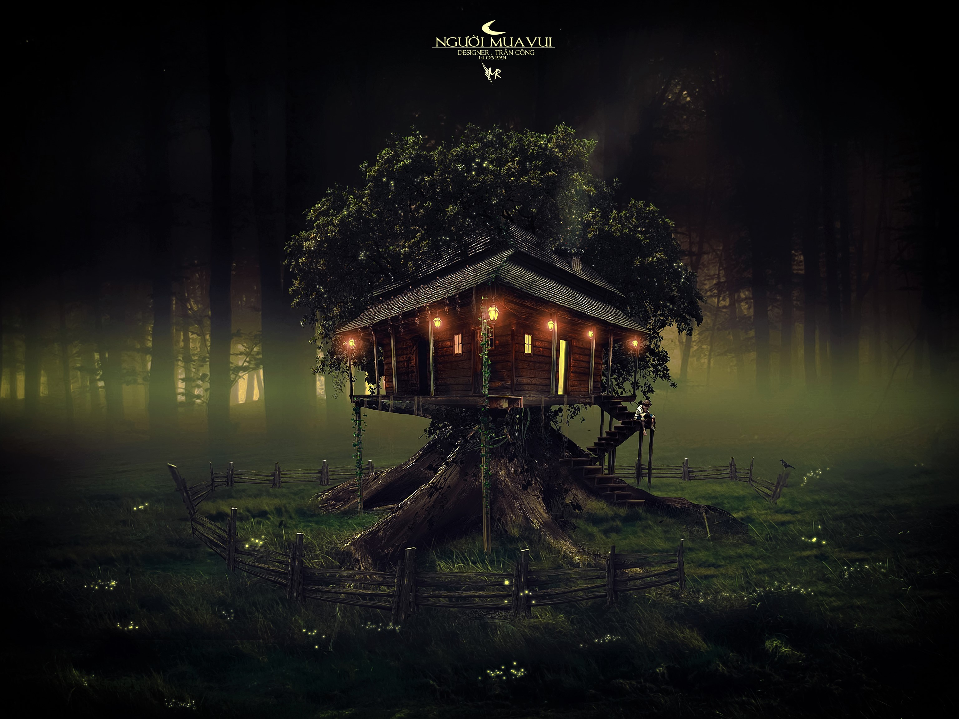 Treehouse Background