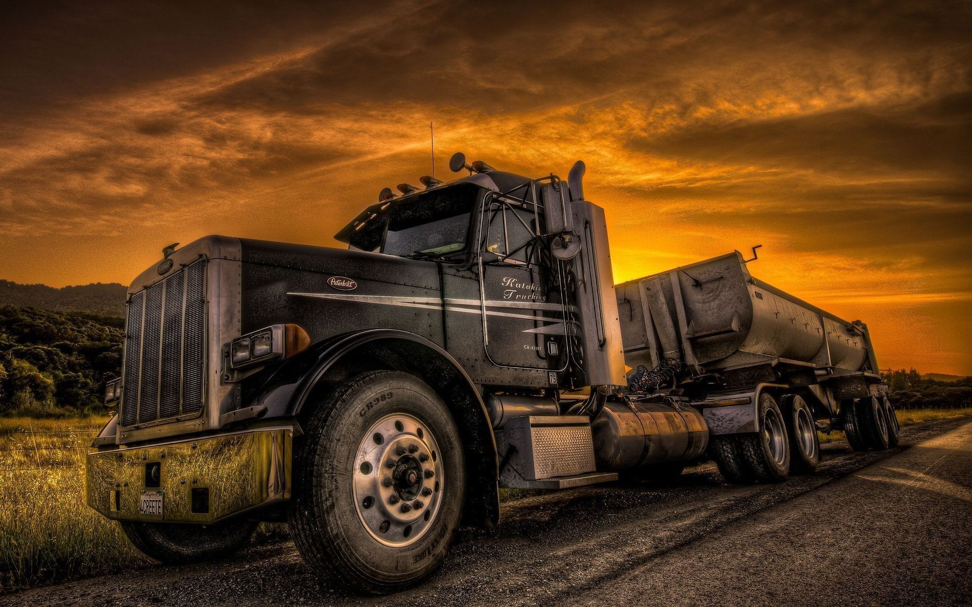 Trucker Background