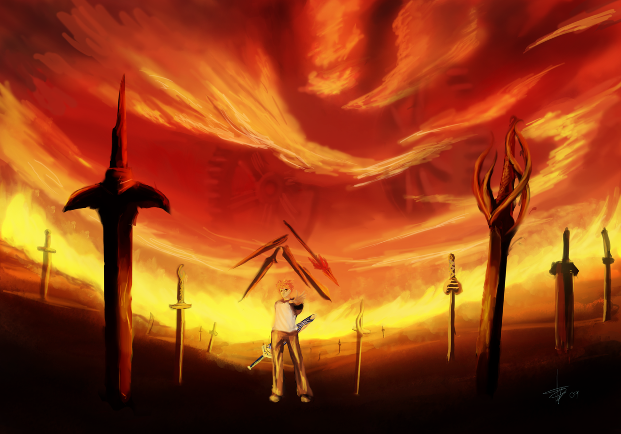 Unlimited Blade Works Background