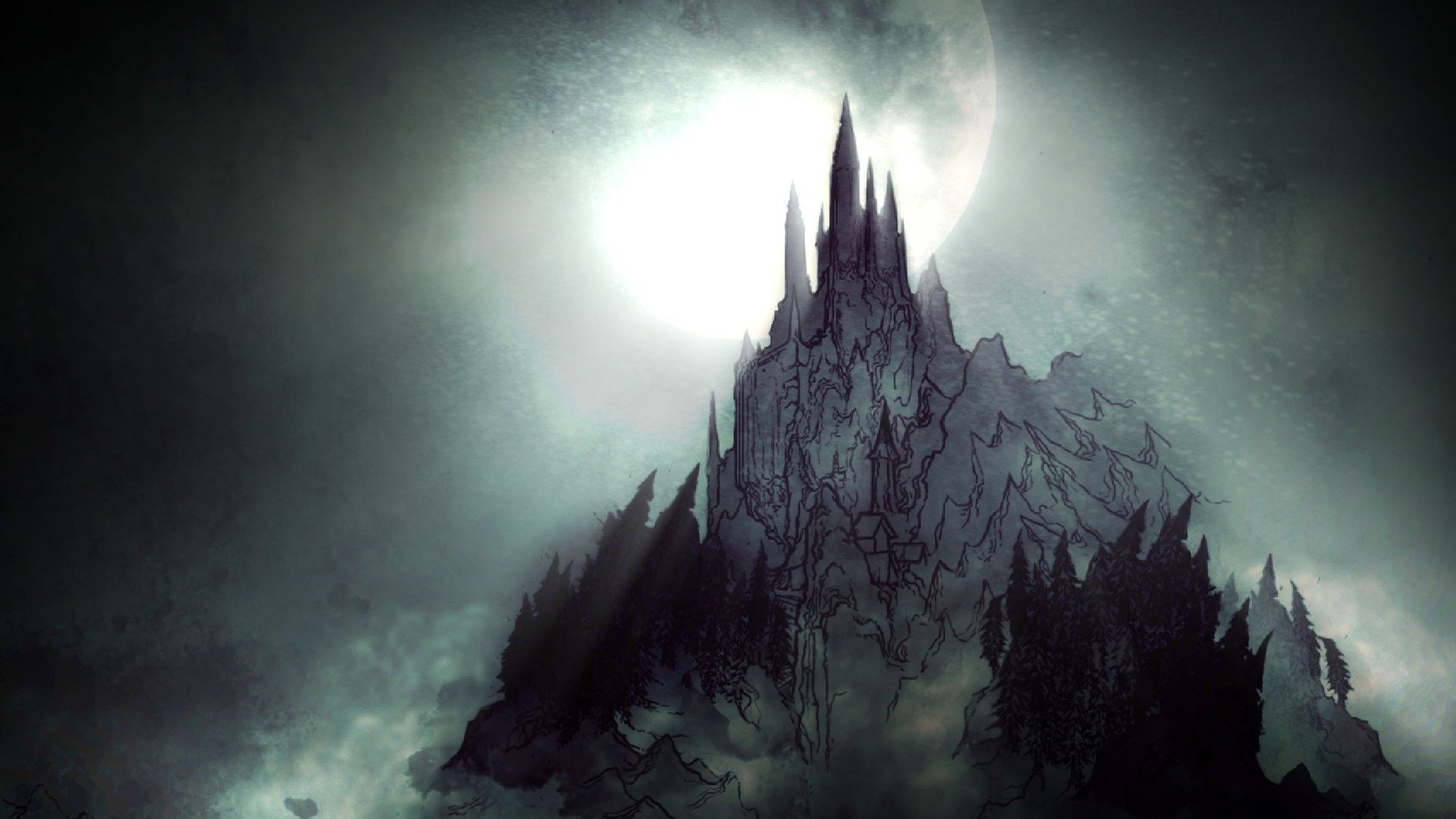 Vampire Castle Background