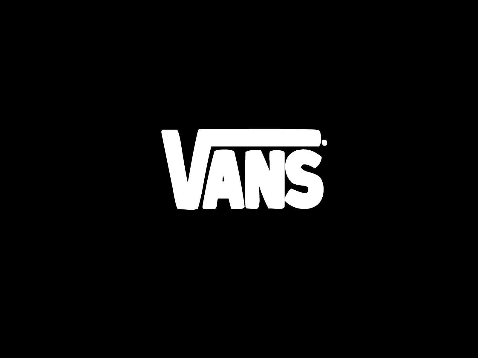 Vans Logo Black Background