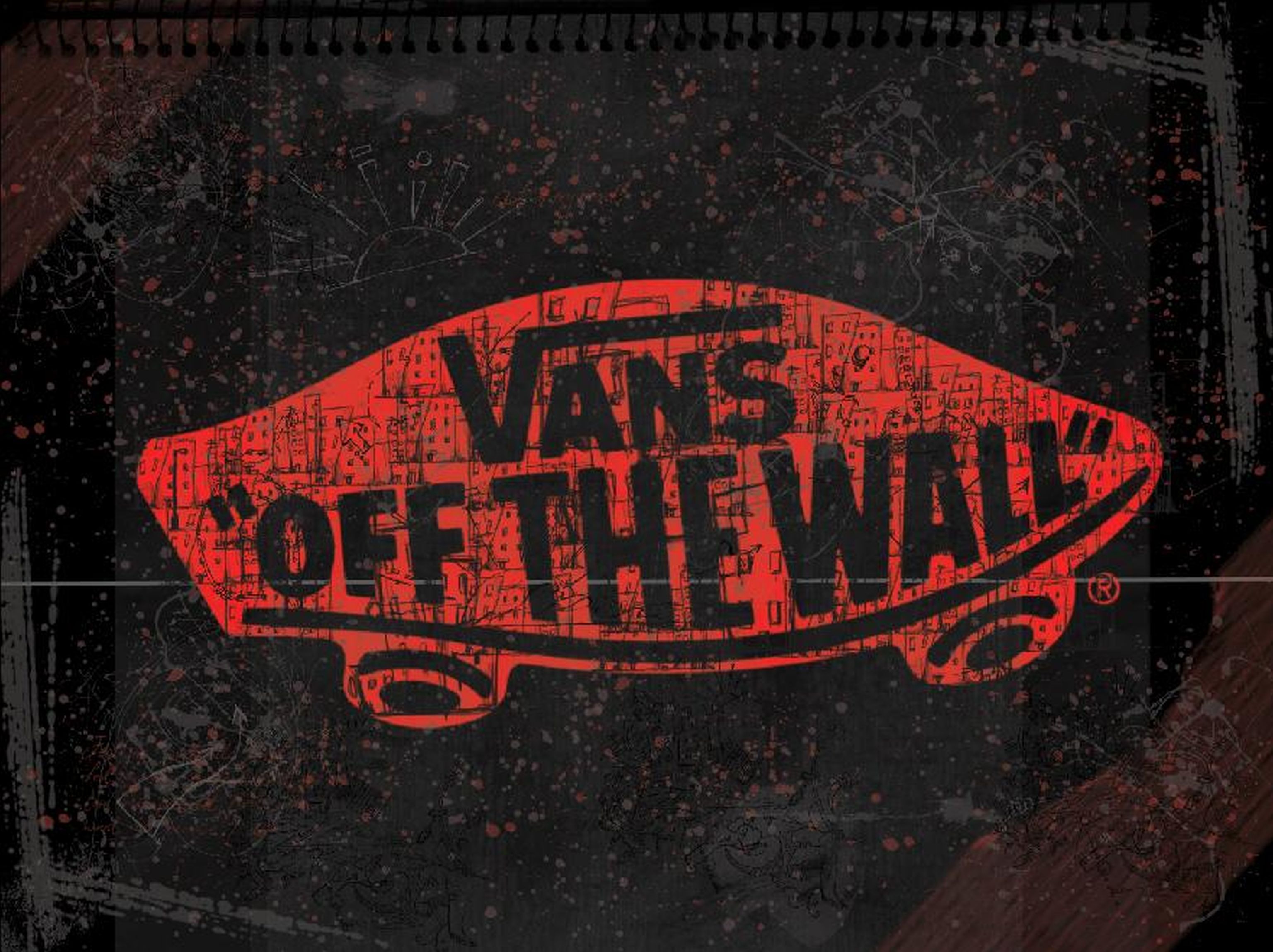 Vans Logo Black Background