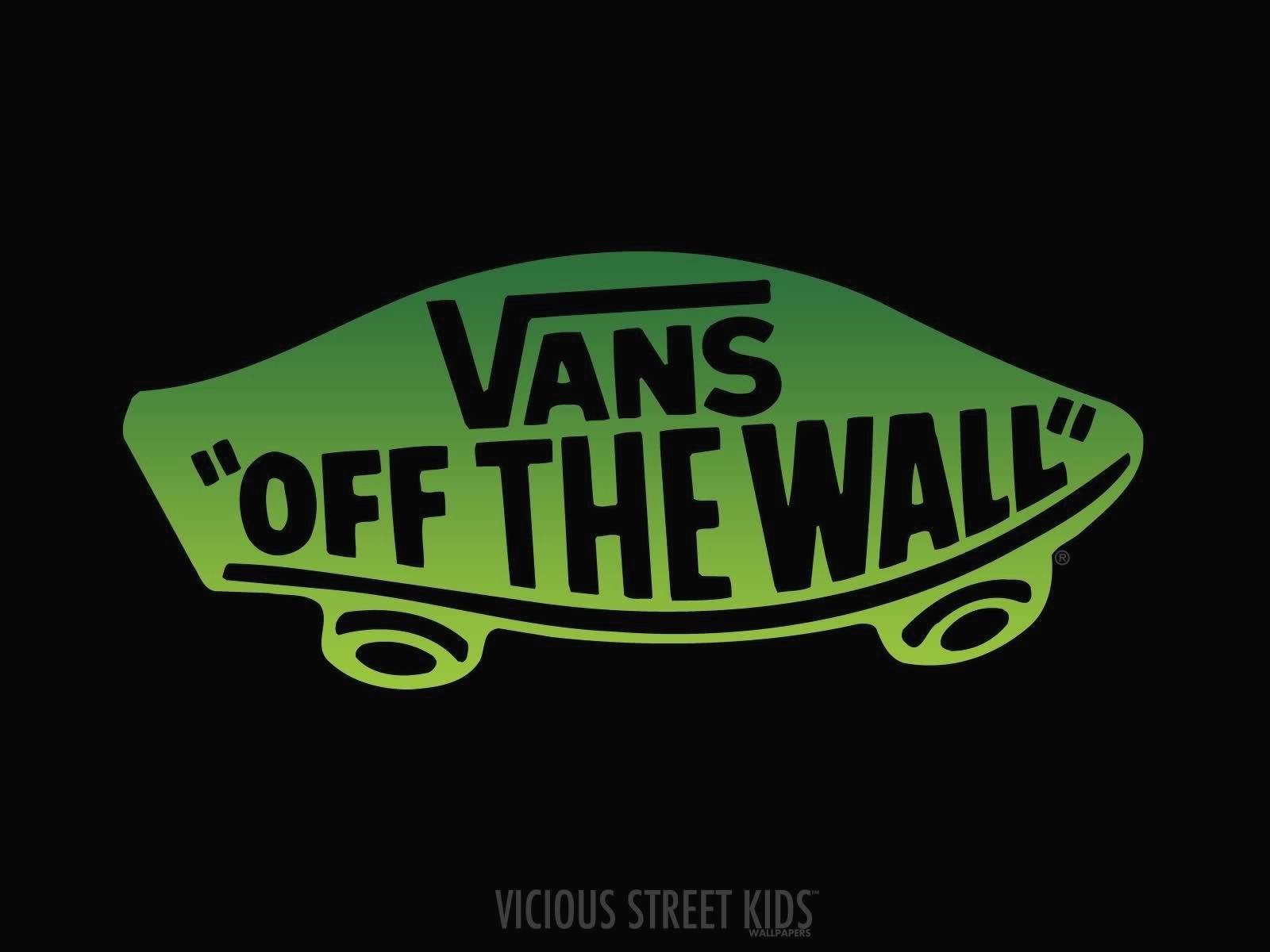 Vans Logo Black Background