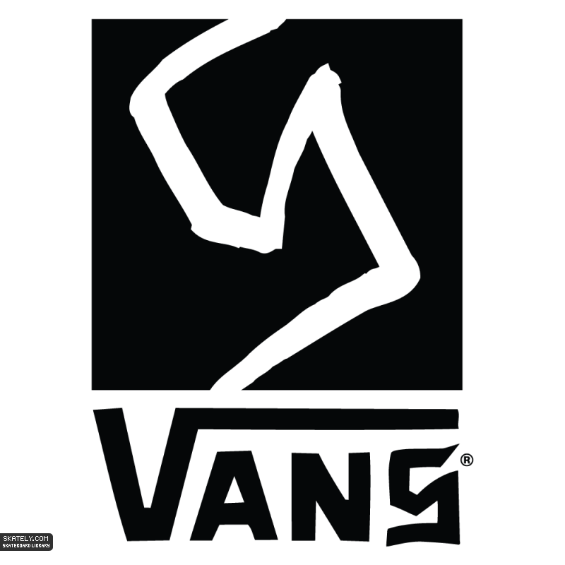 Vans Logo Black Background