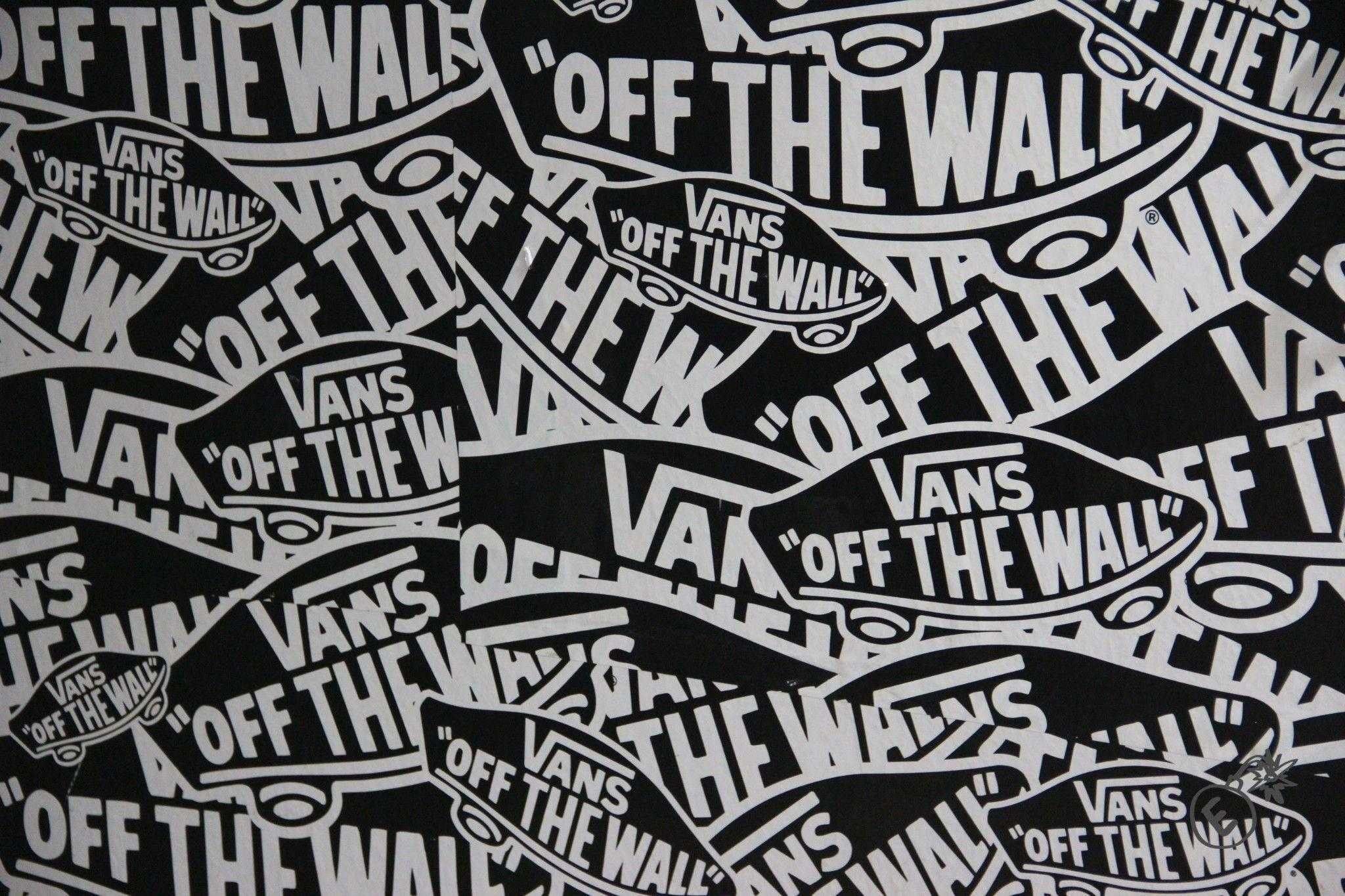 Vans Logo Black Background