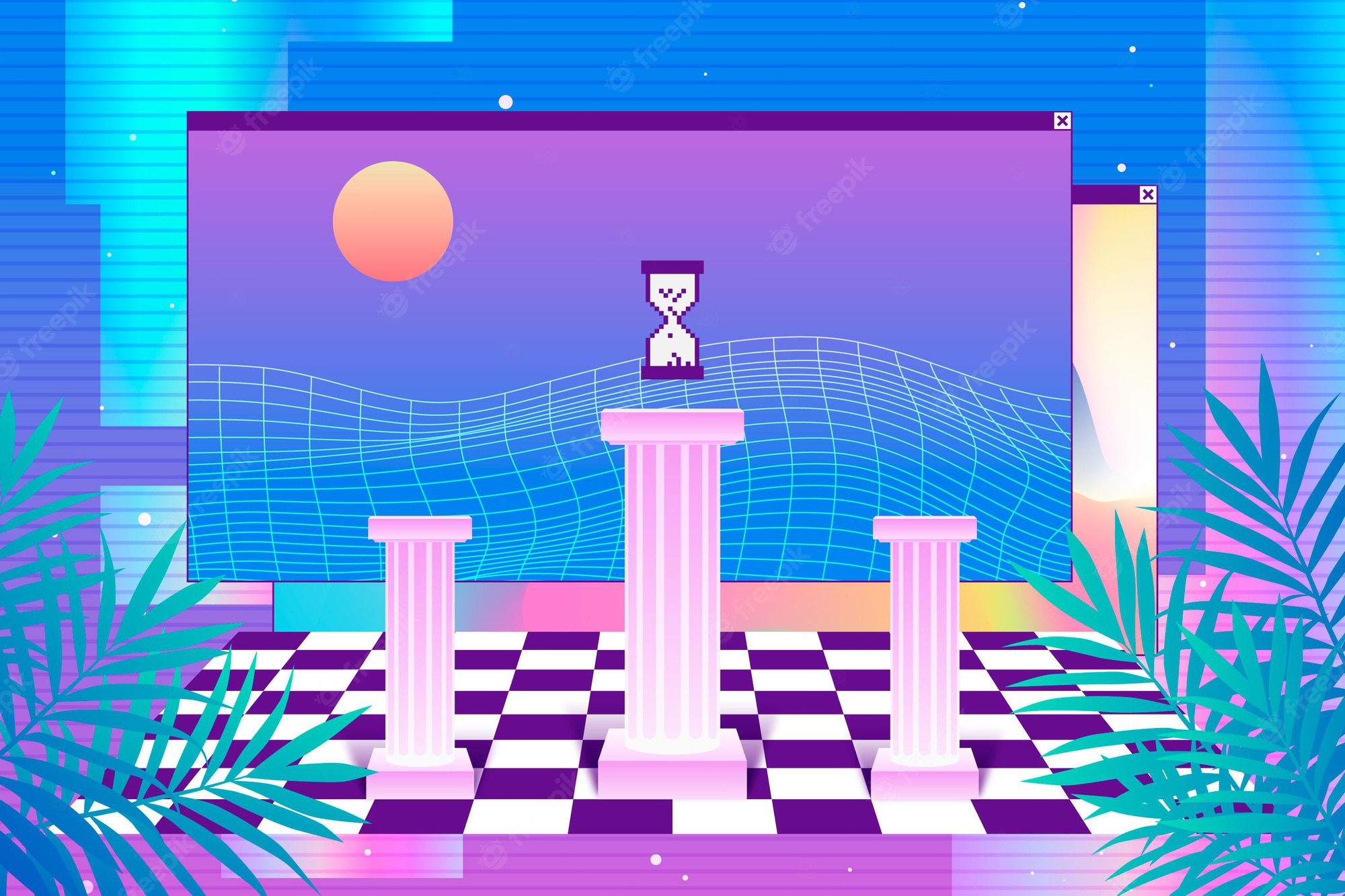 Vaporwave Background