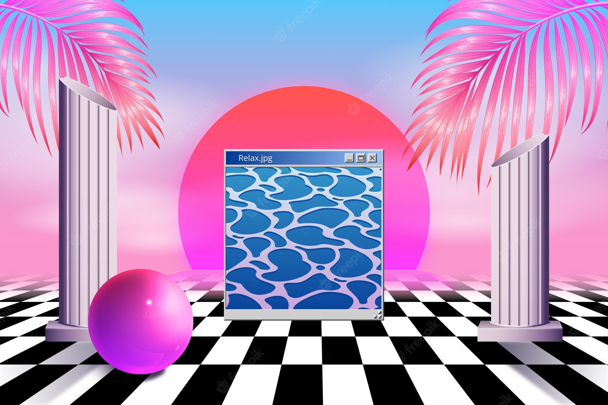 Vaporwave Background