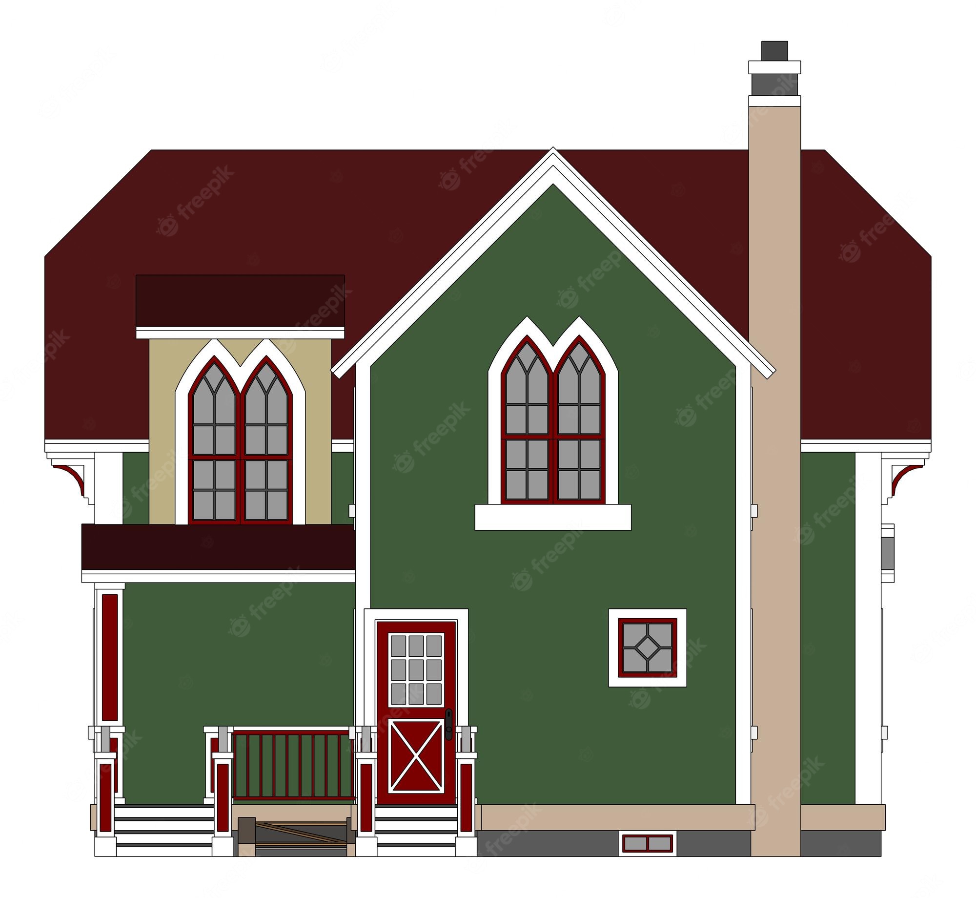 Victorian House Background