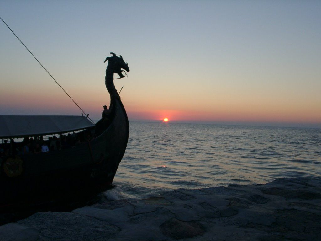 Viking Ship Background