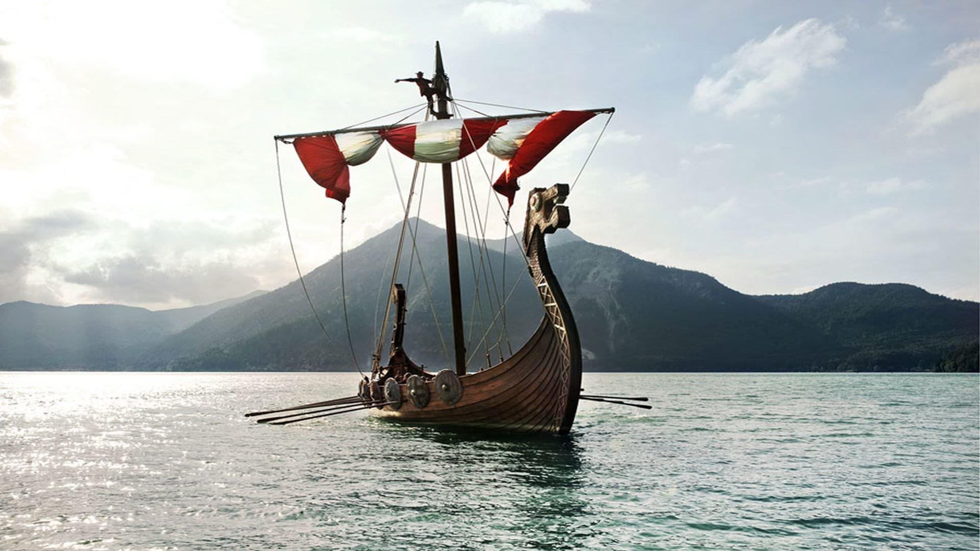 Viking Ship Background