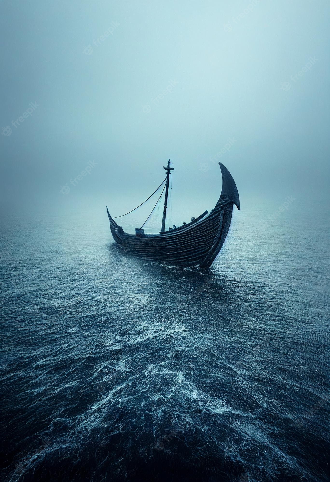 Viking Ship Background