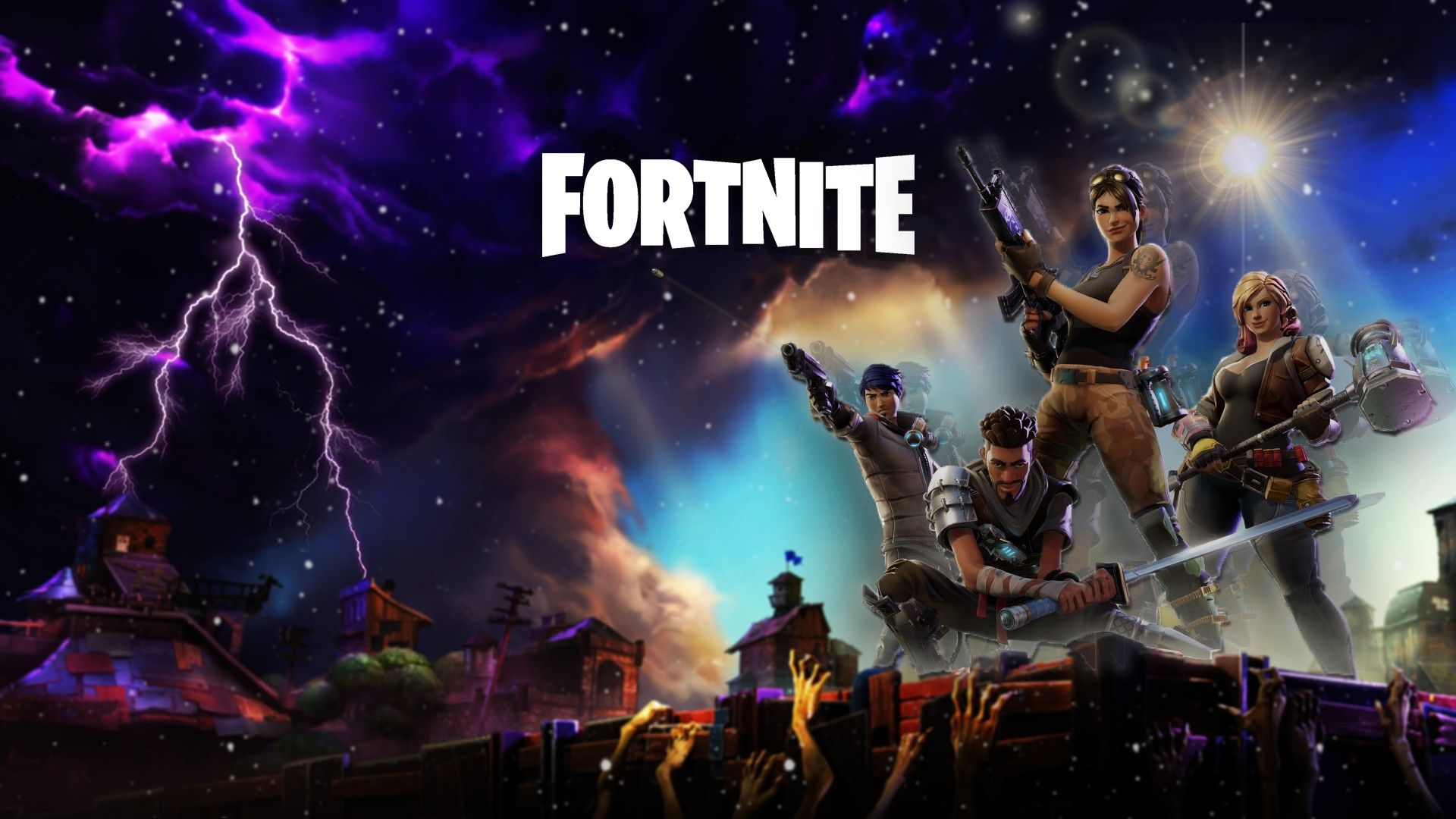 Wallpaper Fortnite Background