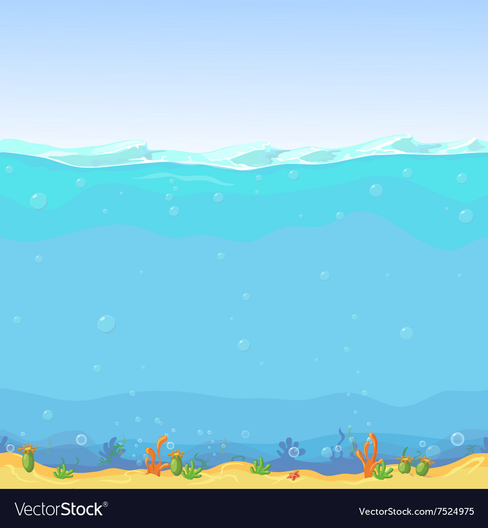 Water Cartoon Background