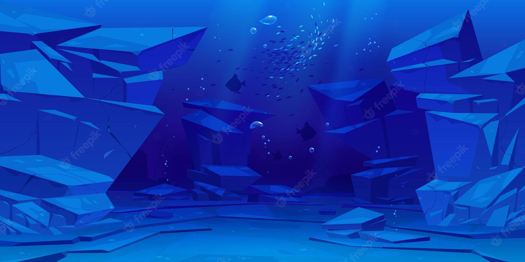 Water Cartoon Background