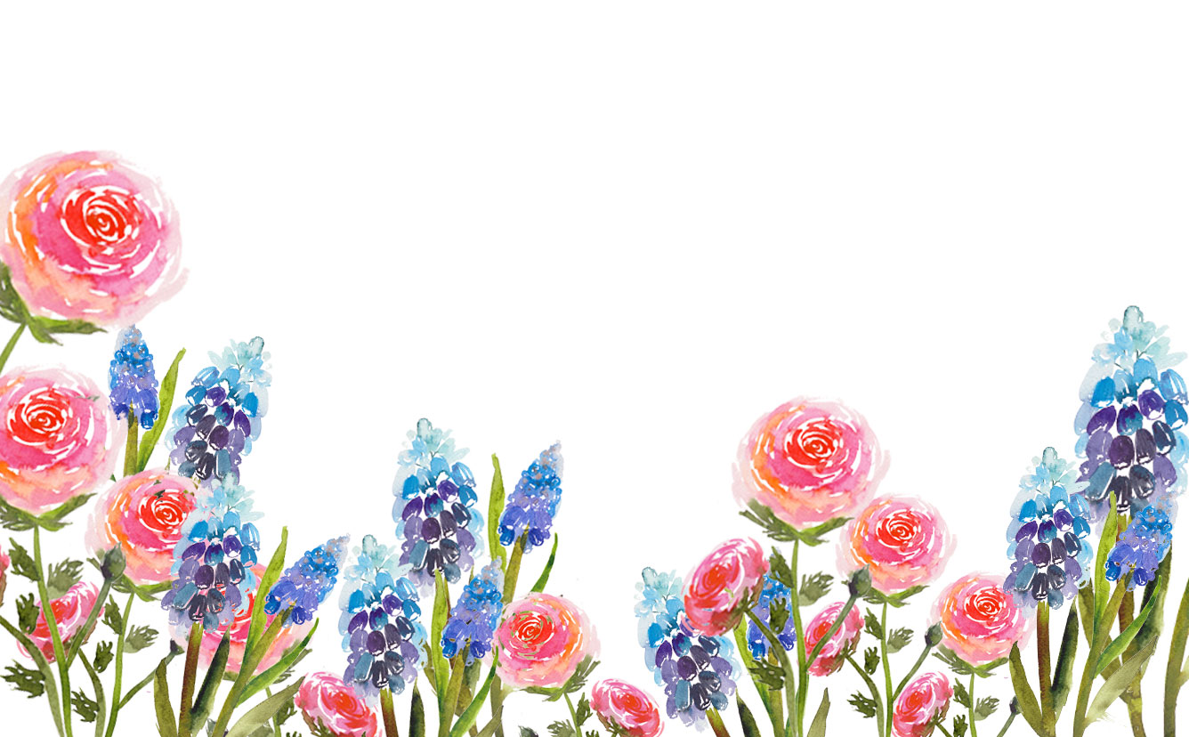 Watercolor Flower Desktop Background