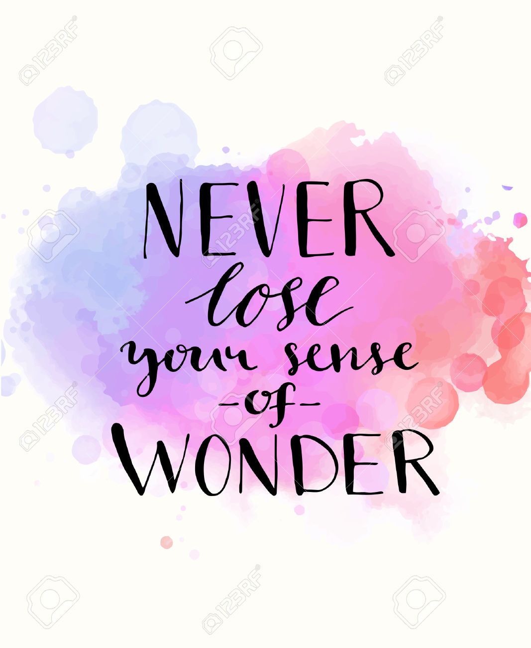 Watercolor Quote Background