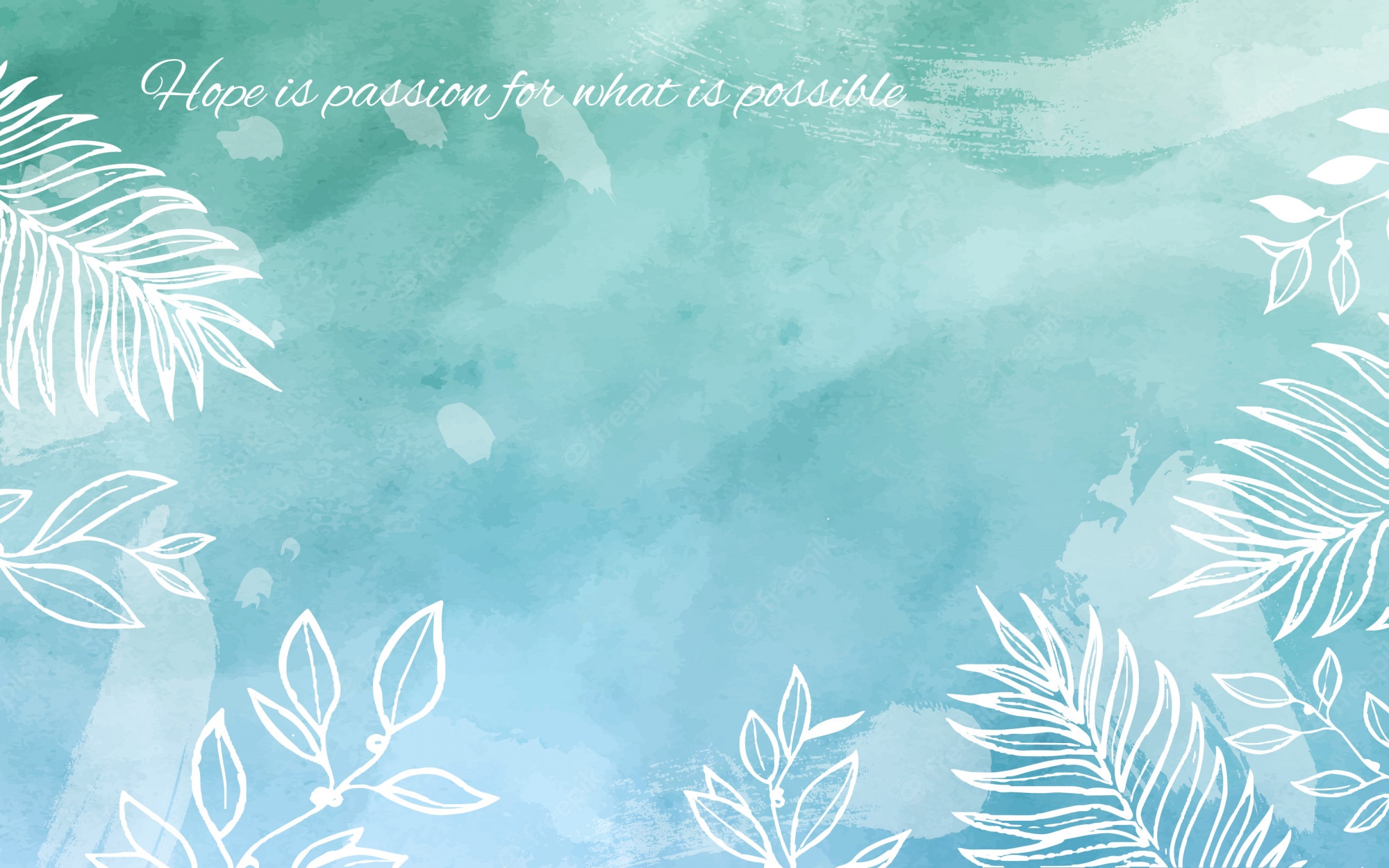 Watercolor Quote Background