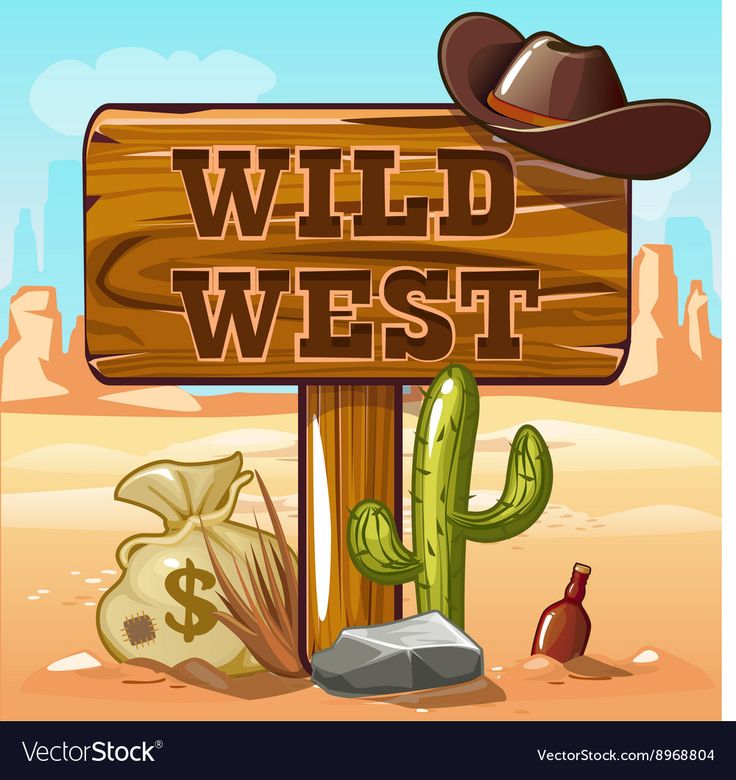 Western Cartoon Background