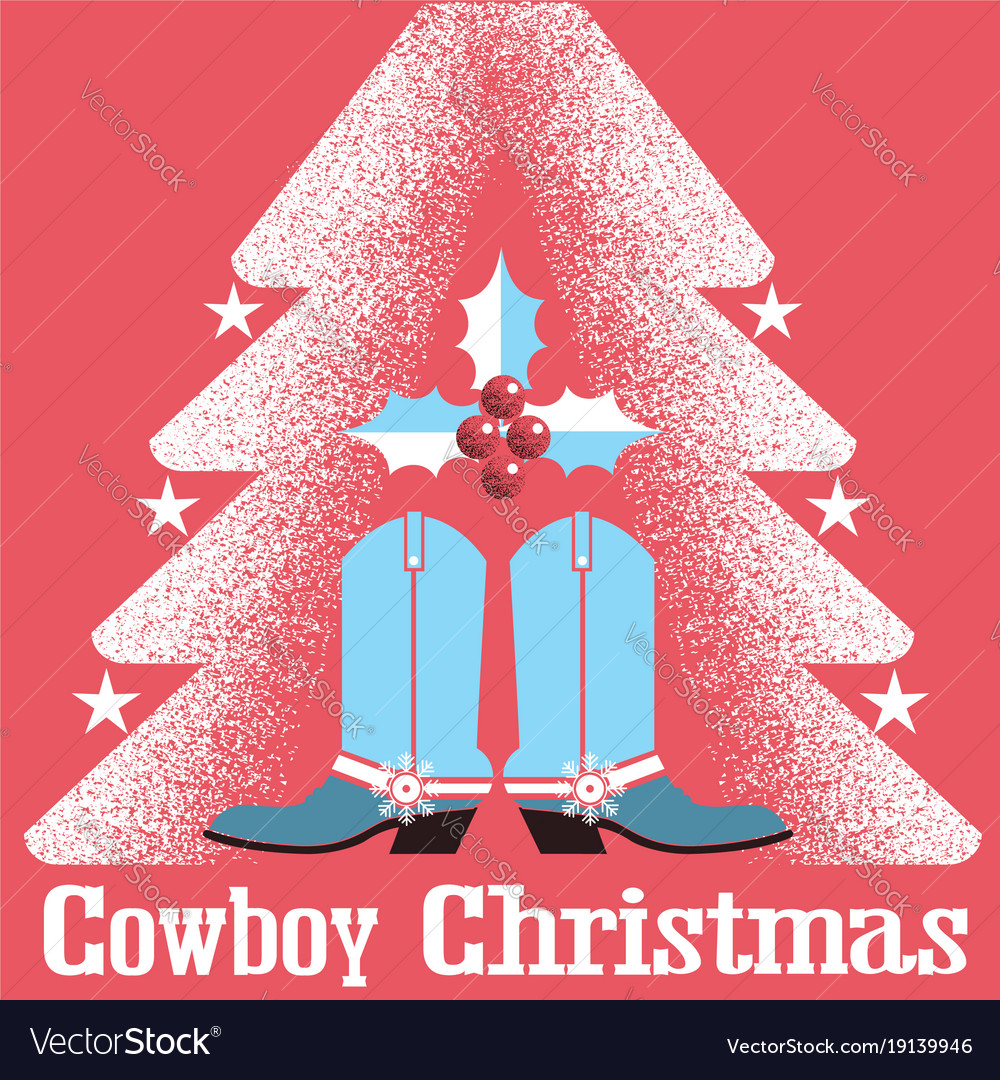 Western Christmas Background