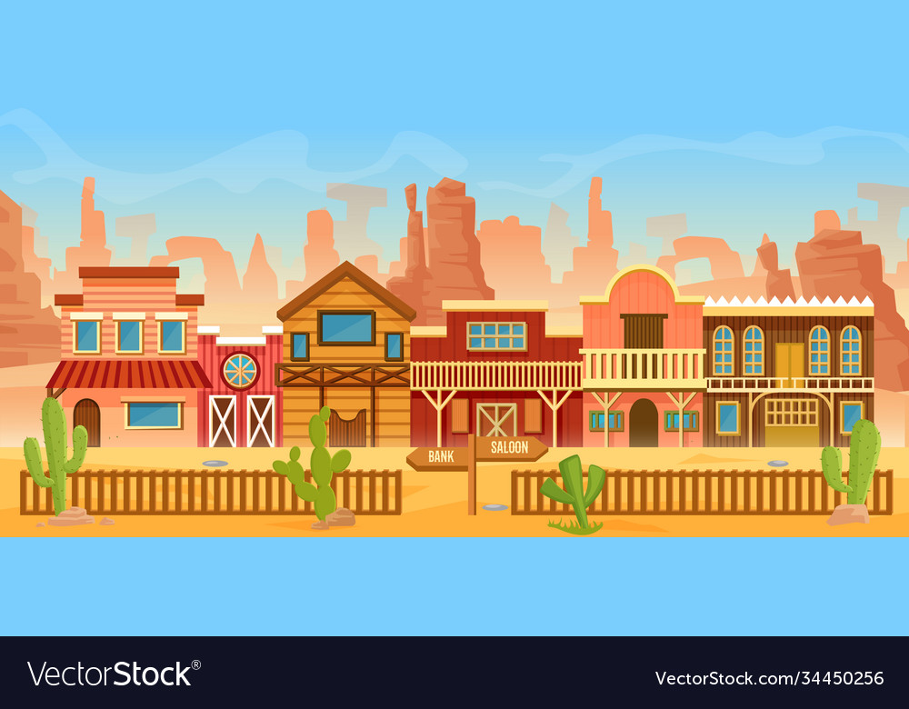 Western Town Background