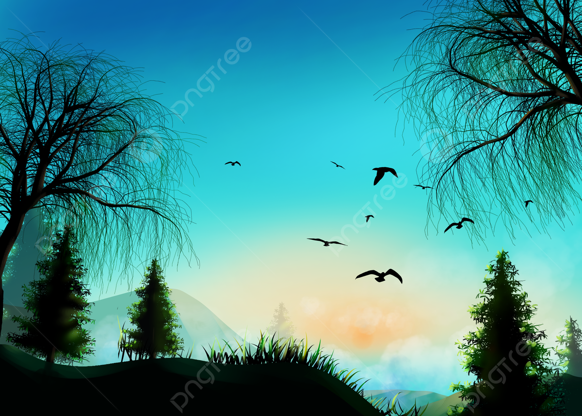 Willow Tree Background