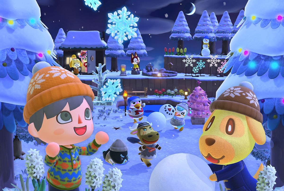 Animal Crossing Winter Wallpapers