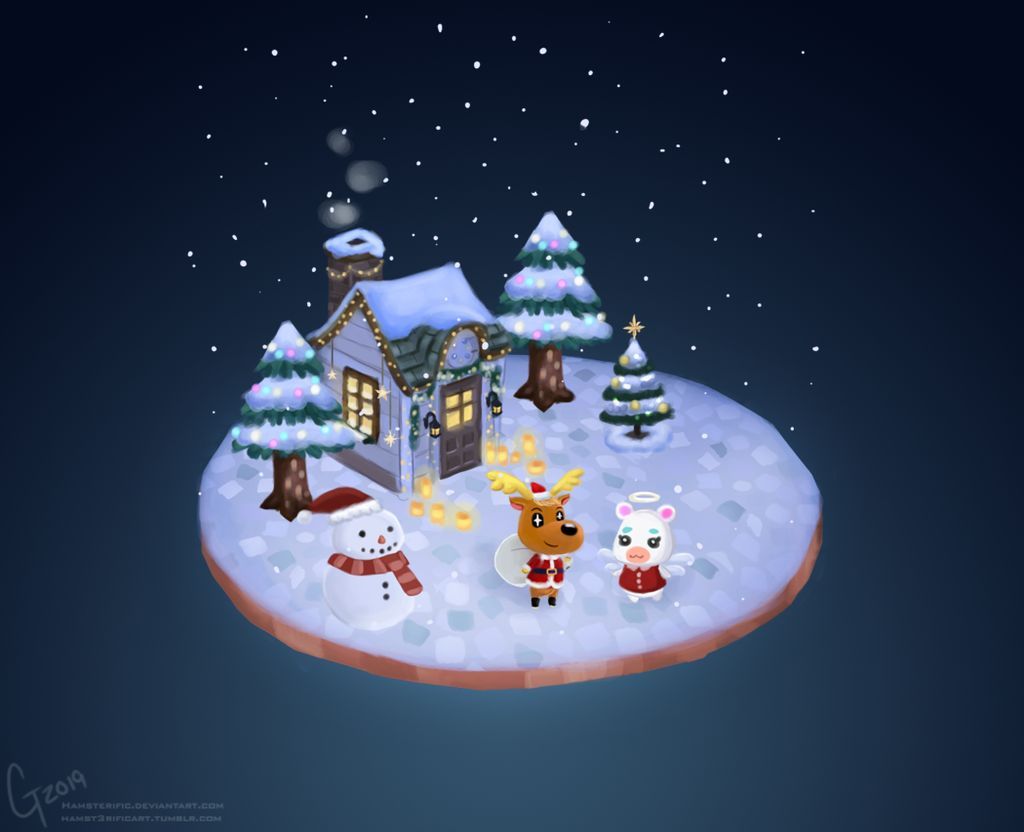 Animal Crossing Winter Wallpapers